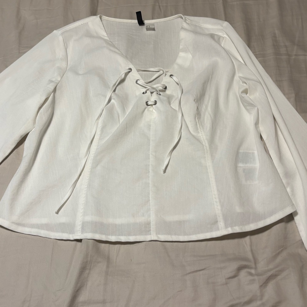 H&M Crisp White Top